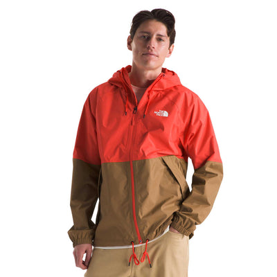 The North Face Men's Antora Rain Hoodie 2025 5It Crimson Orange Utility Brown