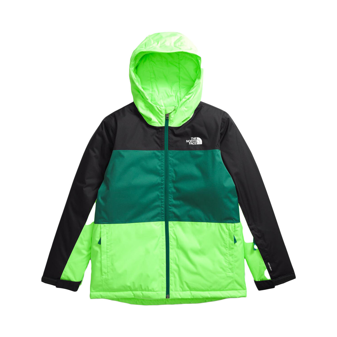 THE NORTH FACE JR'S FREEDOM INSULATED JACKET SAFETY GREEN