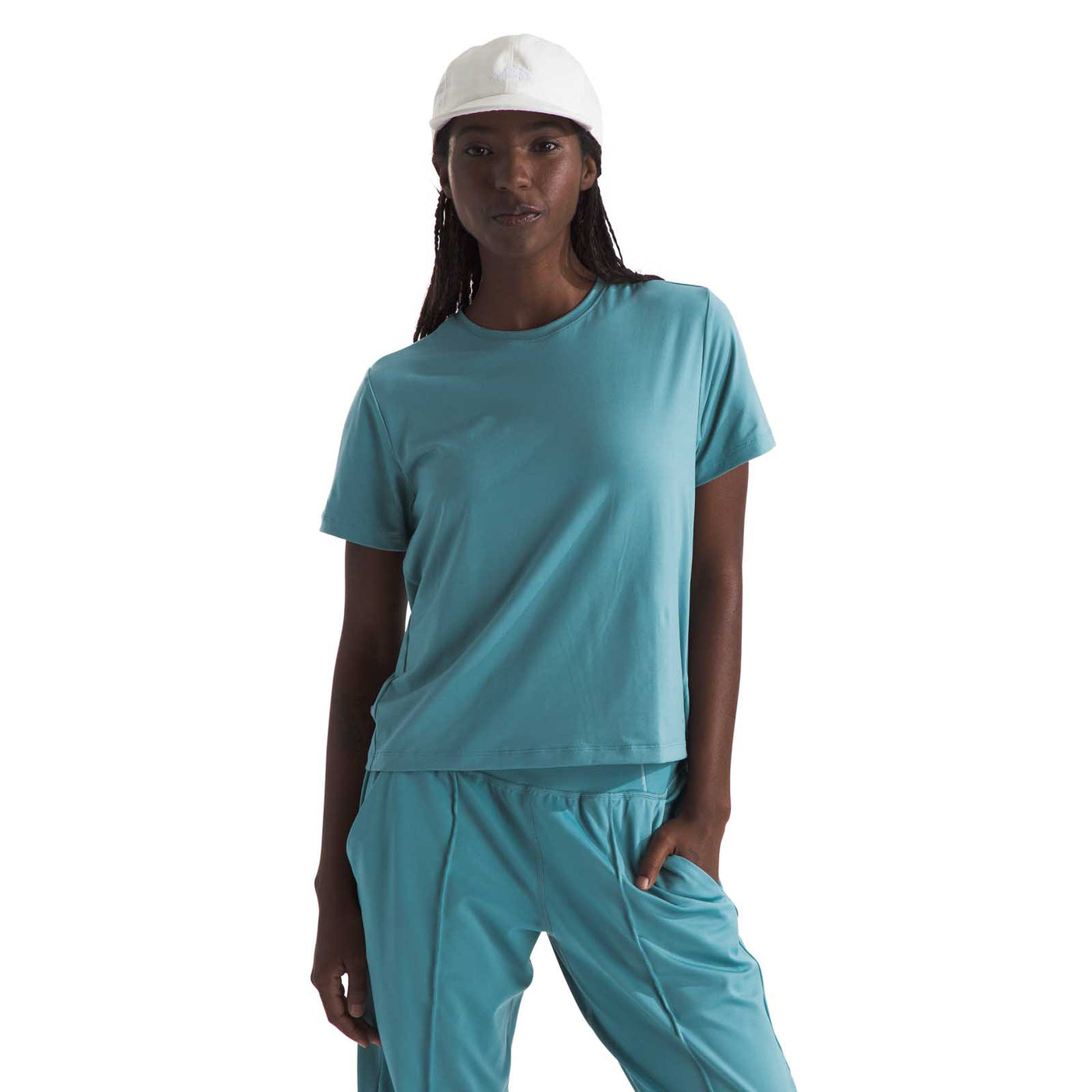 The North Face Women's Dune Sky Short-Sleeve 2025 1Om Algae Blue