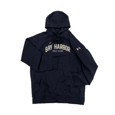 Bay Harbor All Day 3D Text Under Armour Hoodie 2024 MIDNIGHT NAVY