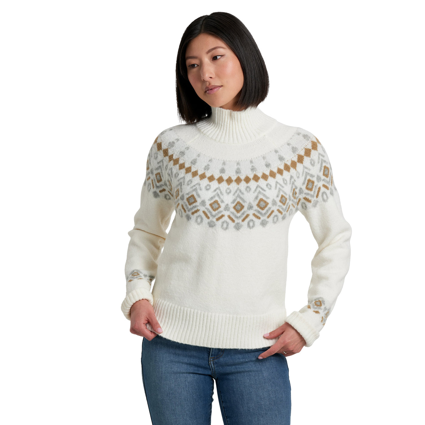 KUHL Women's Alpina Sweater 2025 WHITE