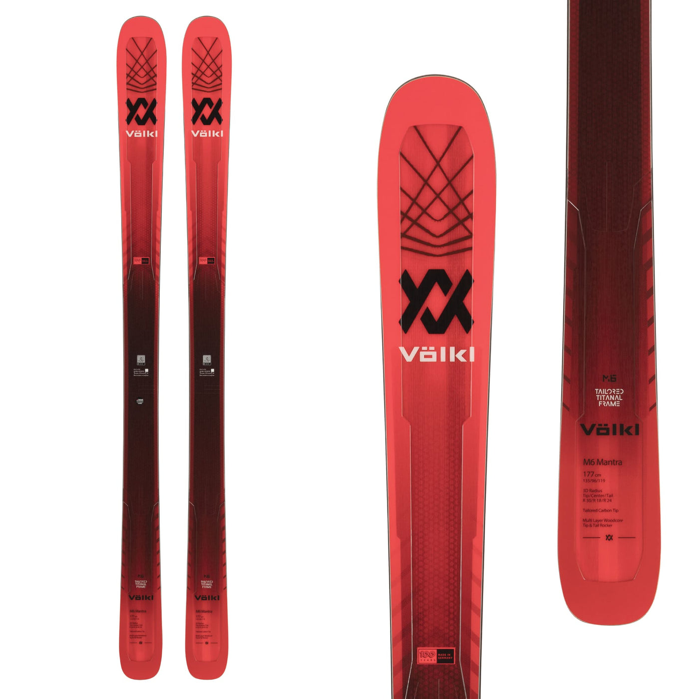 Volkl Men's M6 Mantra Ski 2024 163