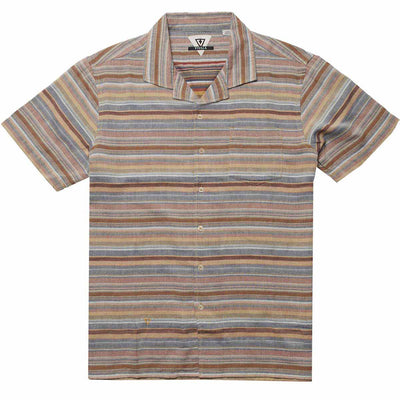 Vissla Men's Baja Del Sur Short-Sleeve Shirt 2024 RUSTY RED