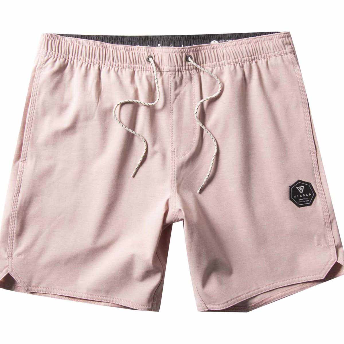 Vissla Men's Breakers 16.5in Ecolastic Boardshorts 2024 FLAMINGO