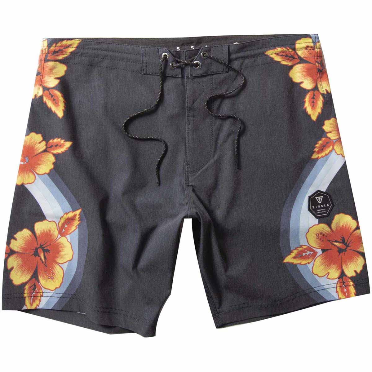 Vissla Men's Hoffman 17.5in Boardshorts 2024 BLACK