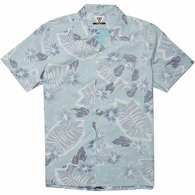 Vissla Men's Kalakaua Short-Sleeve Shirt 2024 AQUA