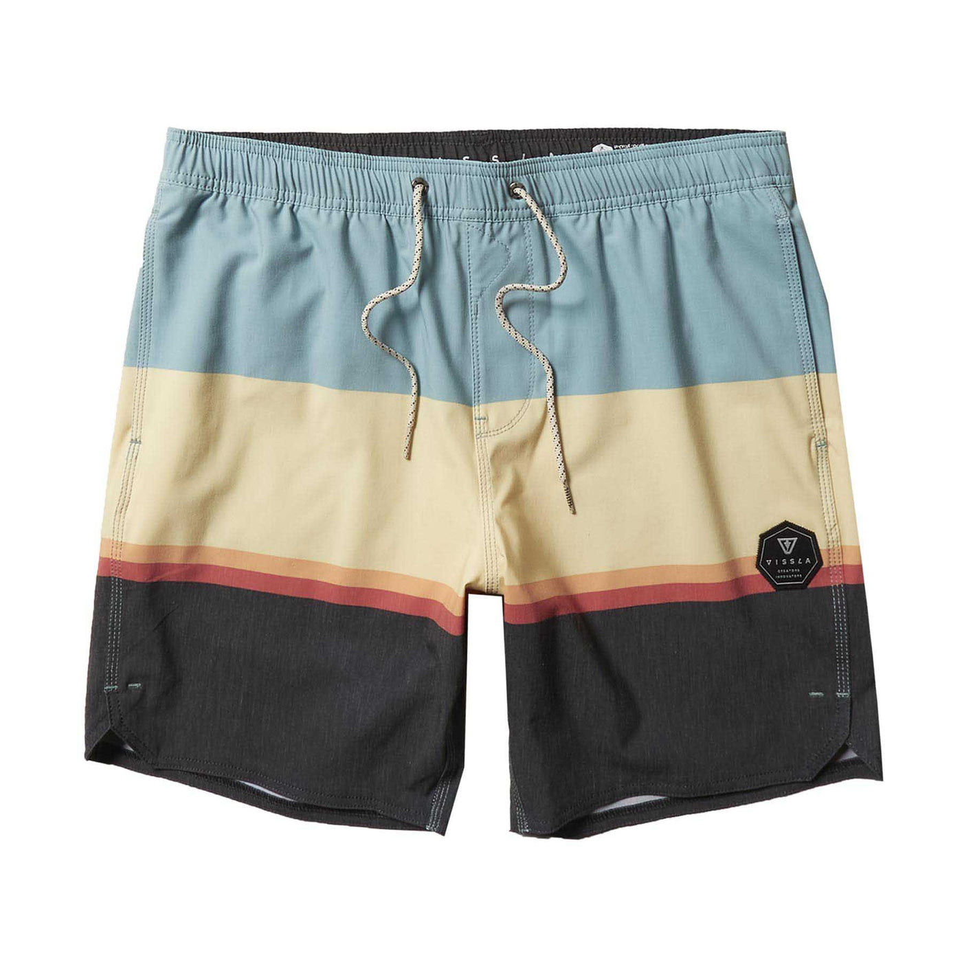 Vissla Men's Point Breaker 17.5in Ecolastic Boardshorts 2024 SMOKEY JADE