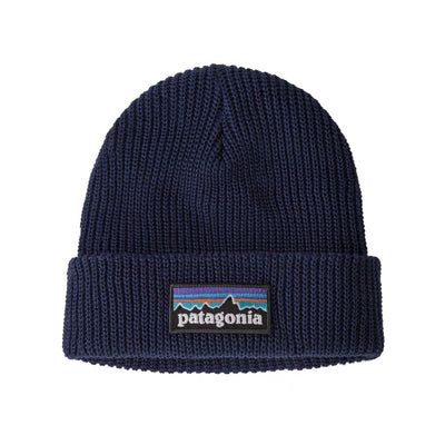 Patagonia Junior's Logo Beanie 2025 P-6 LOGO: NEW NAVY