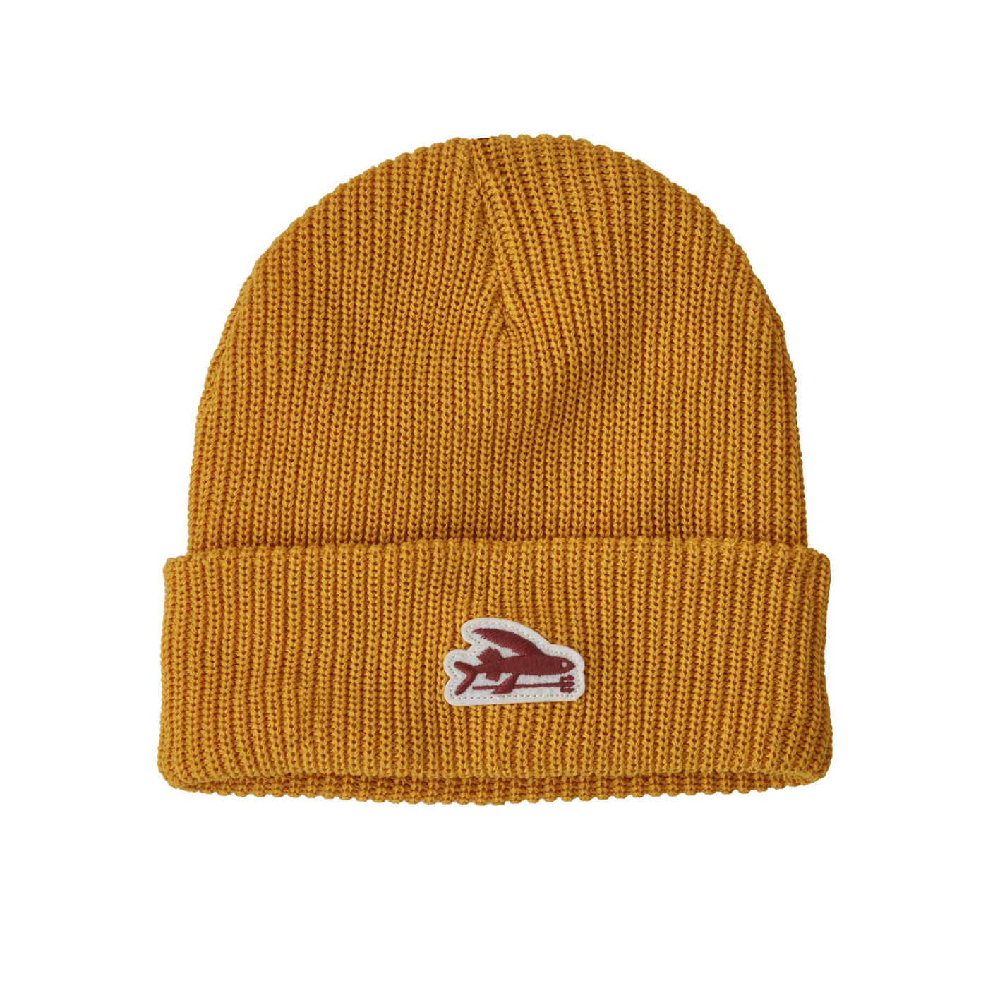 Patagonia Junior's Logo Beanie 2025 FLYING FISH FELT PATCH: CABIN GOLD