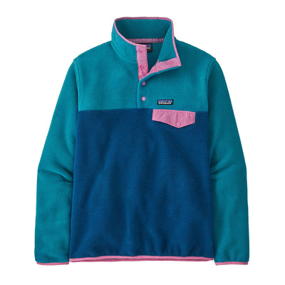 Patagonia Women's Lightweight Synchilla Snap-T Fleece Pullover 2025 LMBE LAGOM BLUE