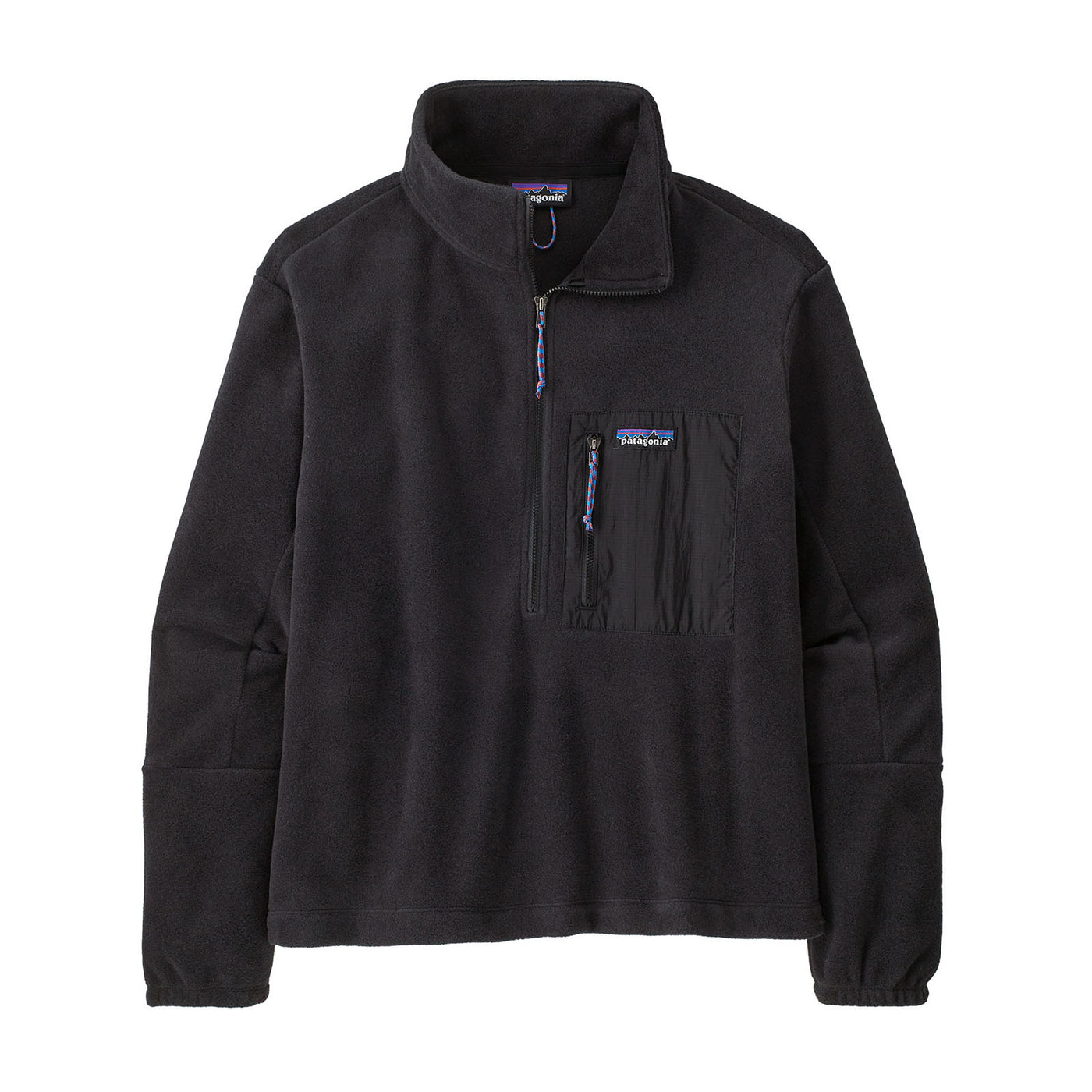 Patagonia Women's Microdini 1/2-Zip Fleece Pullover 2025 BLK BLACK