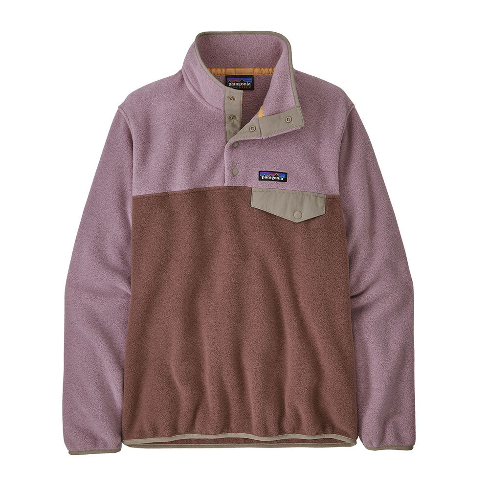 Patagonia Women's Lightweight Synchilla Snap-T Fleece Pullover 2025 DULSE MAUVE