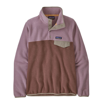 Patagonia Women's Lightweight Synchilla Snap-T Fleece Pullover 2025 DULSE MAUVE