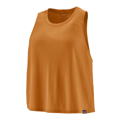 Patagonia Women's Capilene® Cool Trail Cropped Tank Top 2024 GOLDEN CARAMEL