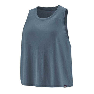 Patagonia Women's Capilene® Cool Trail Cropped Tank Top 2024 UTILITY BLUE