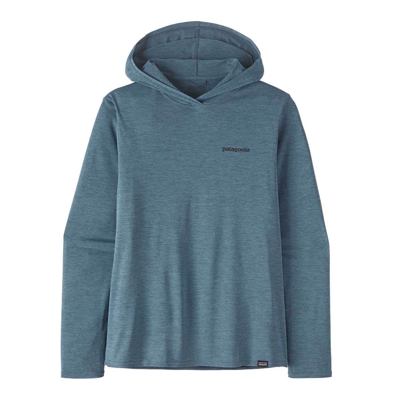 Patagonia Men's Capilene® Cool Daily Graphic Hoody 2024 BOARDSHORT LOGO: UTILITY BLUE X-DYE