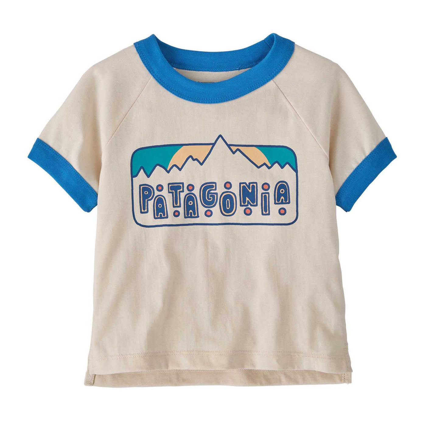 Patagonia Toddler's Ringer T-Shirt 2025 DANCING DAWN: UNDYED NATURAL