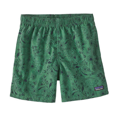 Patagonia Junior's Baggies™ Shorts 5" - Lined 2024 LOS GARIBALDI SIMPLE: GATHER GREEN