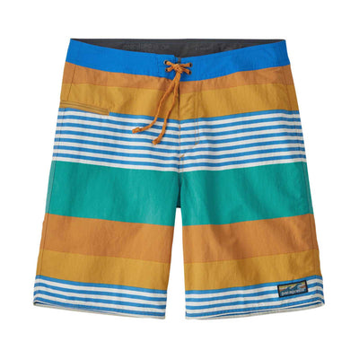 Patagonia Men's Wavefarer® Boardshorts - 19" 2024 FITZ STRIPE: PUFFERFISH GOLD