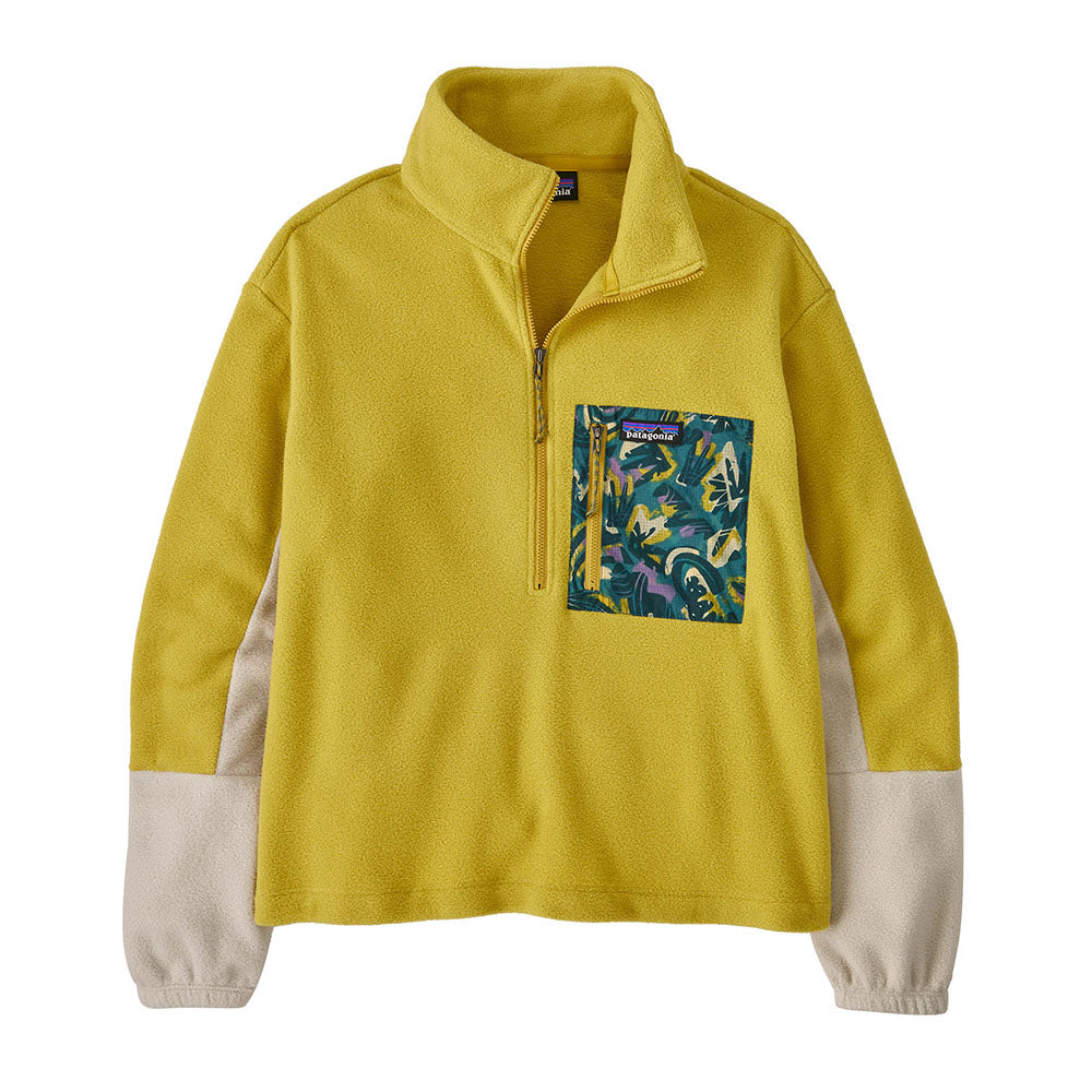 Patagonia Women's Microdini 1/2-Zip Fleece Pullover 2025 BNLG BUNDLE GREEN