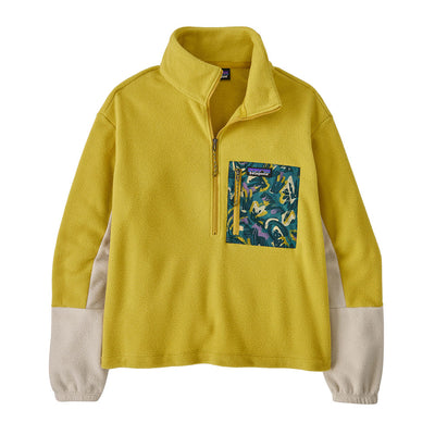 Patagonia Women's Microdini 1/2-Zip Fleece Pullover 2025 BNLG BUNDLE GREEN
