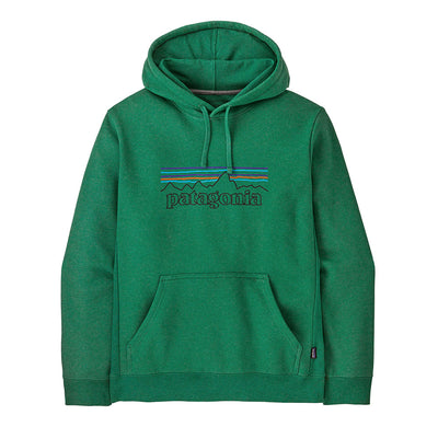 Patagonia Men's P-6 Logo Uprisal Hoody 2025 POHL P-6 OUTLINE: HEARTLEAF GREEN