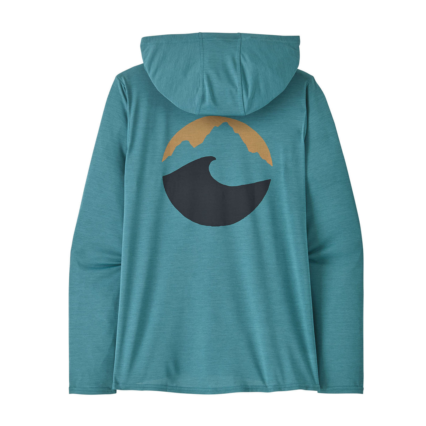 Patagonia Women's Capilene Cool Daily Graphic Hoody 2025 AWBX APPLIED IMAGINATION: WETLAND BLUE X-DYE