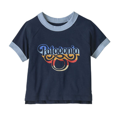 Patagonia Toddler's Ringer T-Shirt 2025 RANN RANGE RAMBLER: NEW NAVY