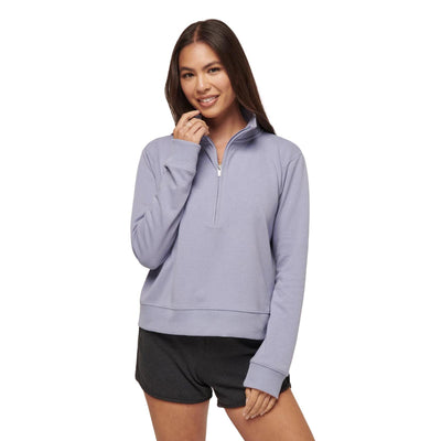 TravisMathew Women's Cloud Fleece Half Zip 2024 TEMPEST