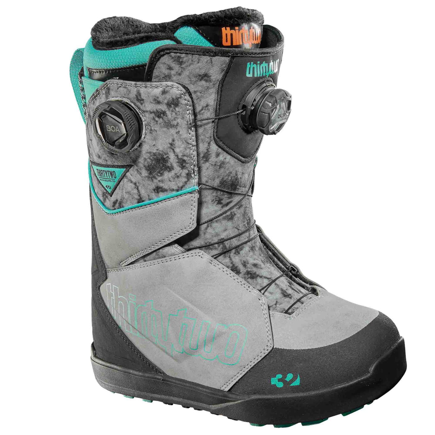 ThirtyTwo Women's Lashed Double BOA® Snowboard Boots 2025 GREY