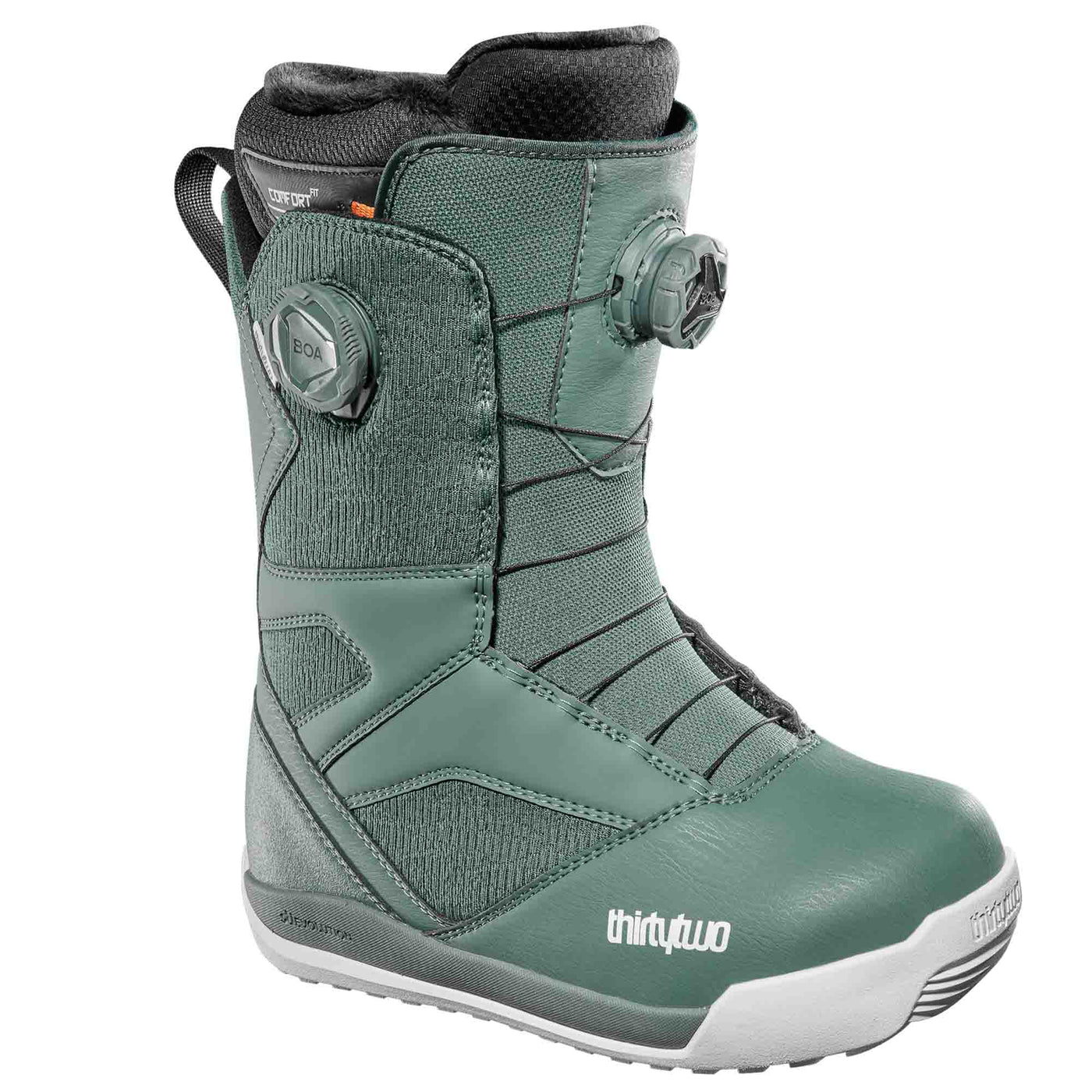 ThirtyTwo Women's STW Double BOA® Snowboard Boots 2025 GREEN