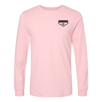 Boyne Mountain Adult Long Sleeve Black Chest and Back Logo Pink 