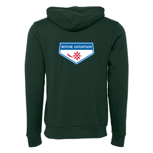 Boyne Mountain Adult Hoodie Full Color Chest and Back Logo Forest 