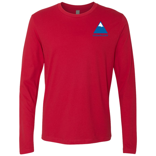 Sugarloaf Adult Long Sleeve Full Color Chest and Back Logo Red