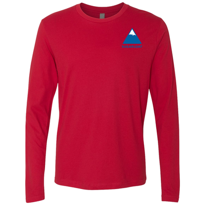 Sugarloaf Adult Long Sleeve Full Color Chest and Back Logo Red