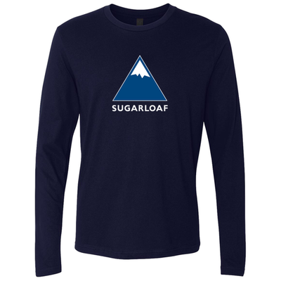 Sugarloaf Adult Long Sleeve Full Color Chest Logo Midnight Navy