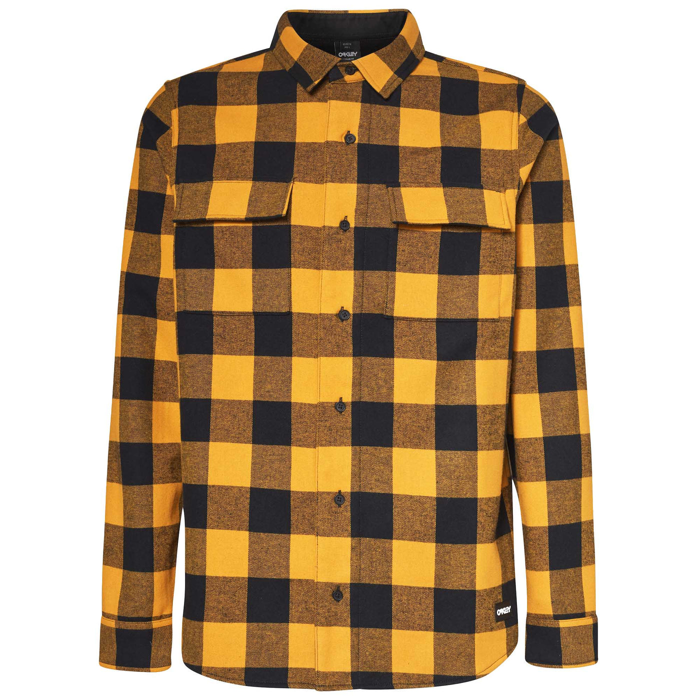 Oakley Men's Bear Cozy Flannel 2024 AMBER YELLOW/BLACK CHECK