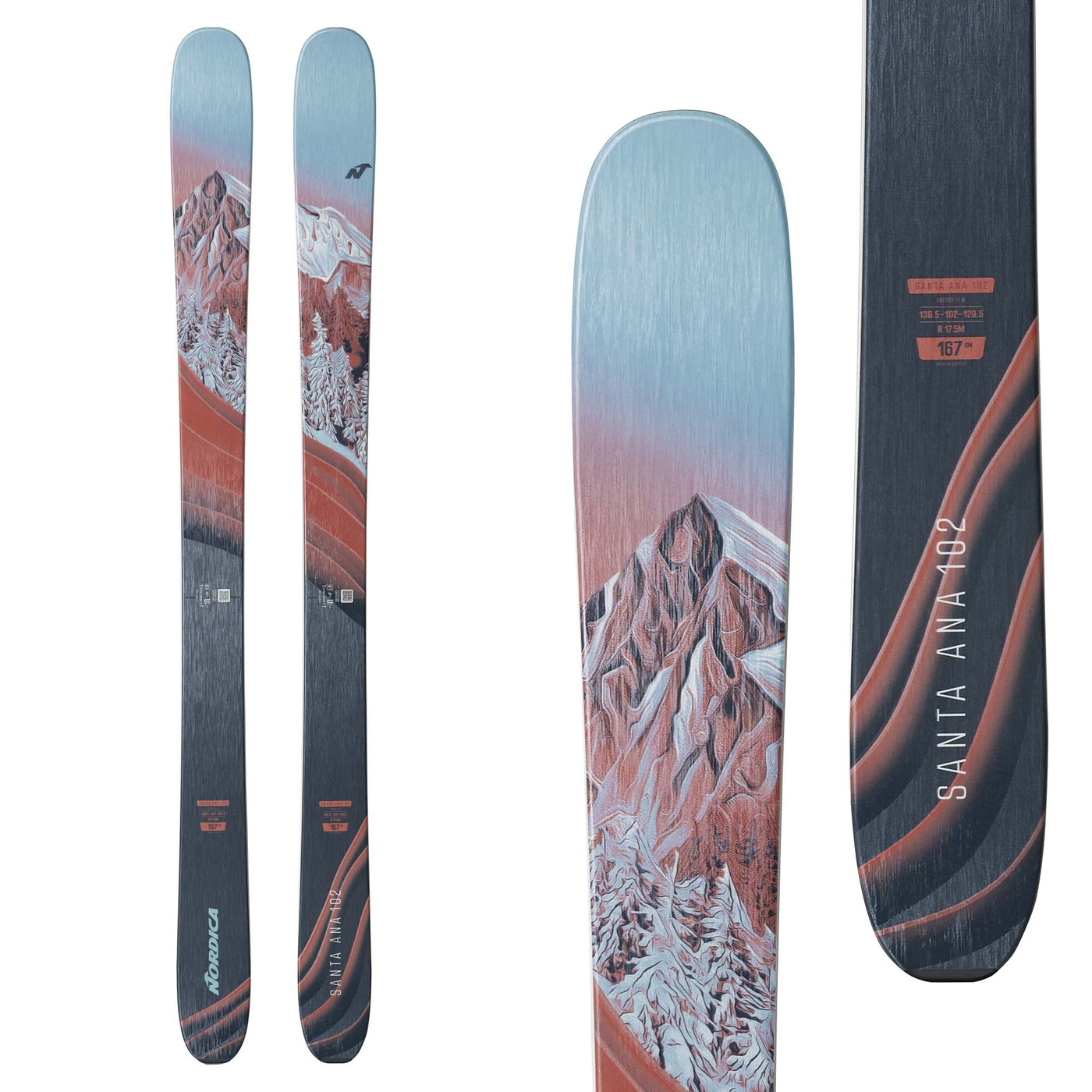 Nordica Women's Santa Ana 102 Skis 2025 155