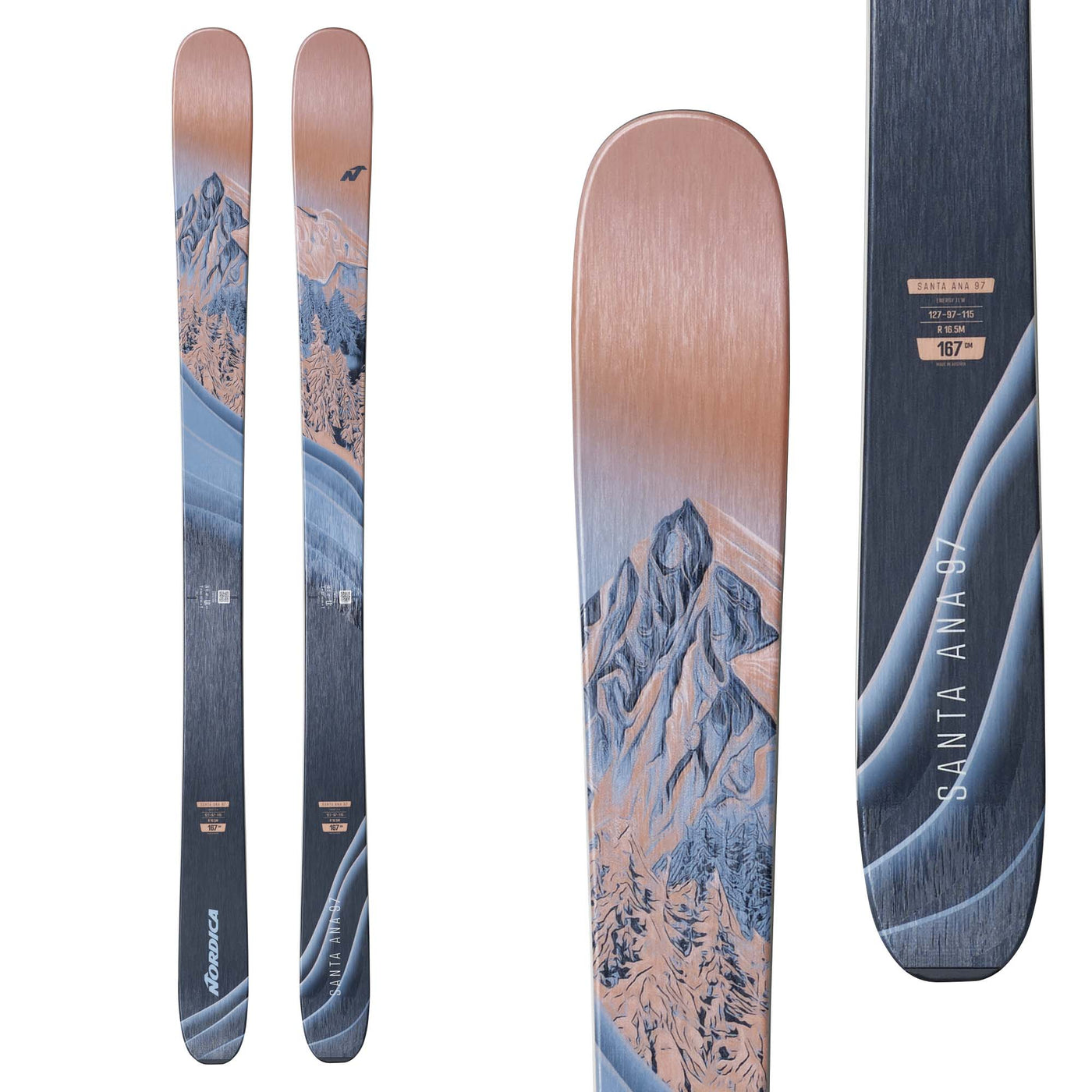 Nordica Women's Santa Ana 97 Skis 2025 173