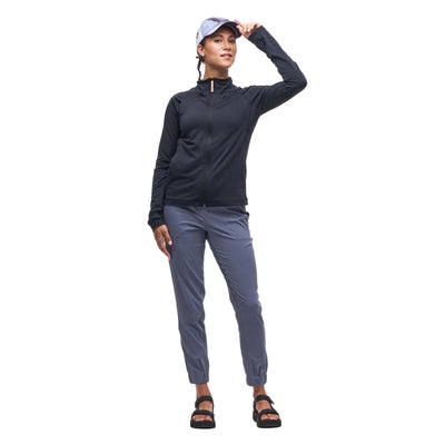 Indyeva Women's Asciutta Ls Zip Up Sweatshirt 2024 BLACK