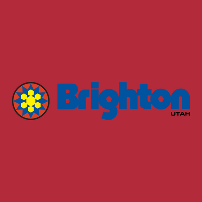 Brighton Adult Long Sleeve Full Color Chest Logo Red 