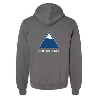 Sugarloaf Adult Hoodie Full Color Chest and Back Logo Asphalt