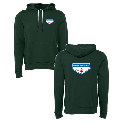 Boyne Mountain Adult Hoodie Full Color Chest and Back Logo Forest 