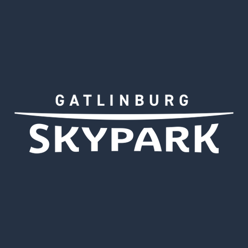Gatlinburg SkyPark Adult Crewneck White Chest and Back Logo Navy