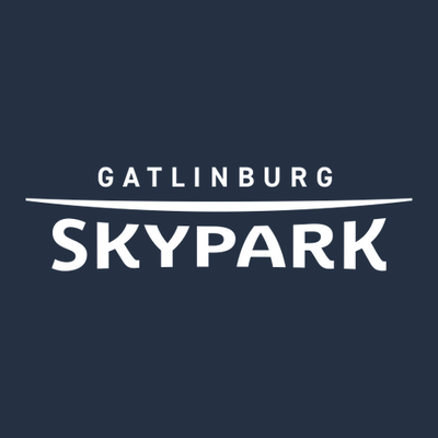 Gatlinburg SkyPark Adult Crewneck White Chest and Back Logo Navy