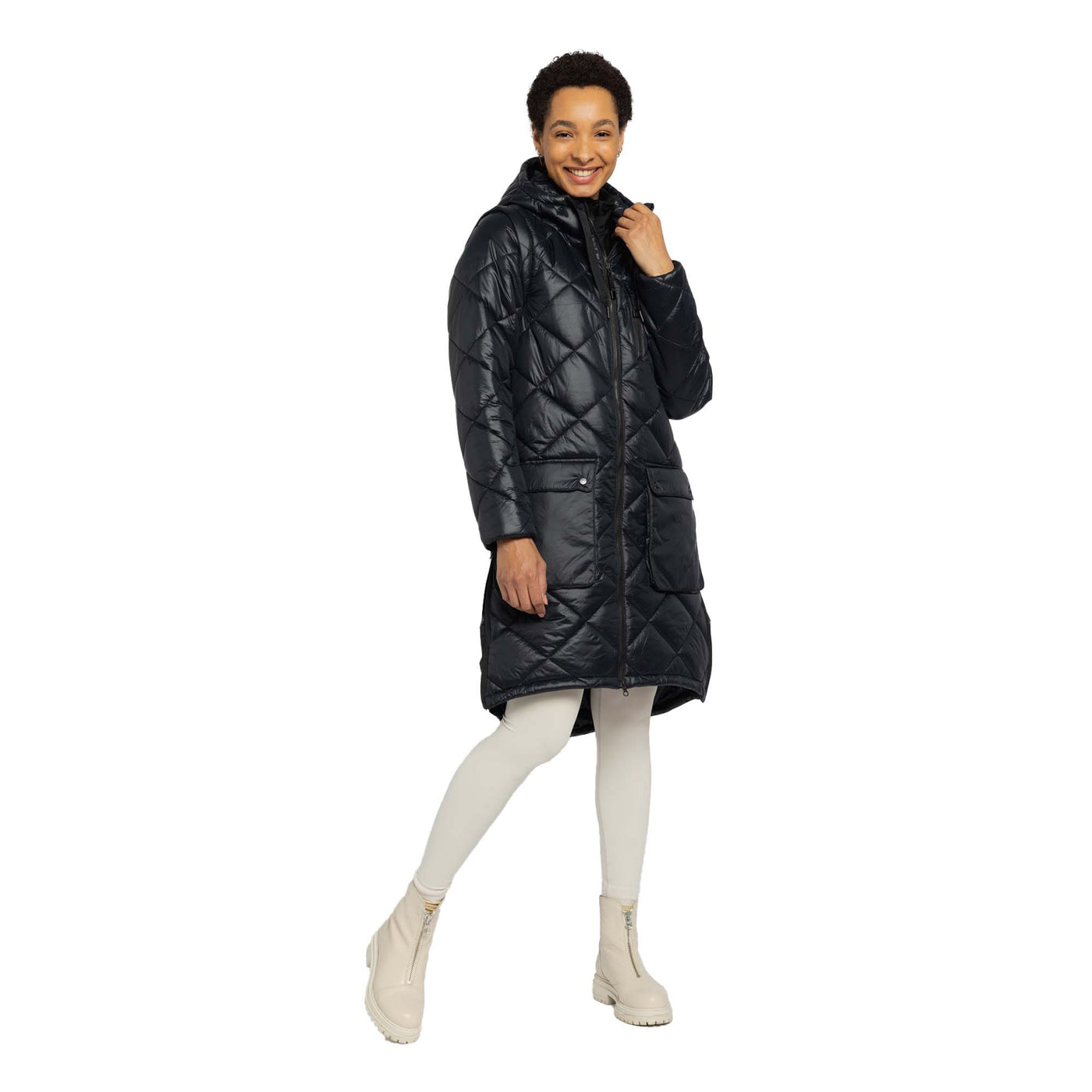 Ohsho Women's Bianca Coat 2023 BLACK