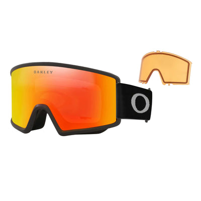 Oakley Target Line L Goggles with Bonus Prizm Snow Lens 2024 MATTE BLACK