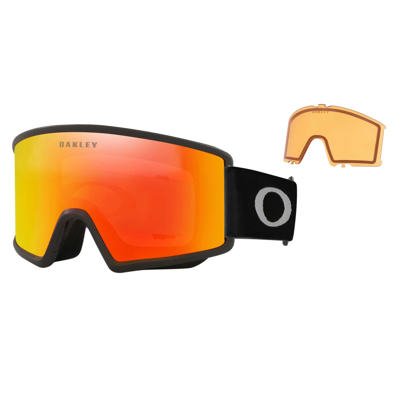 Oakley Target Line M Goggles with Bonus Prizm Snow Lens 2024 MATTE BLACK