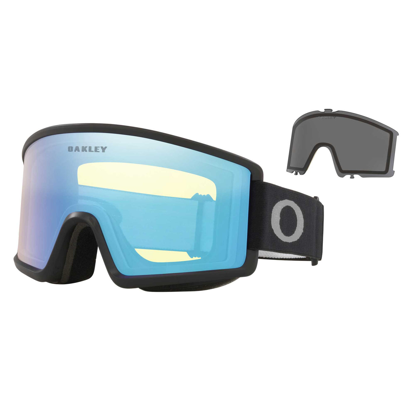 Oakley Target Line M Goggles with Bonus Prizm Snow Lens 2024 MATTE BLACK