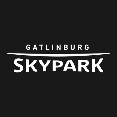 Gatlinburg SkyPark Adult Long Sleeve White Chest and Back Logo Black